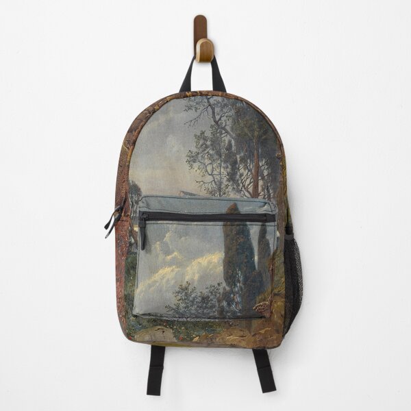 Item preview, Ferdinand Knab Landscape with Ancient Temple Ruins designed and sold by Vintage Designs +.