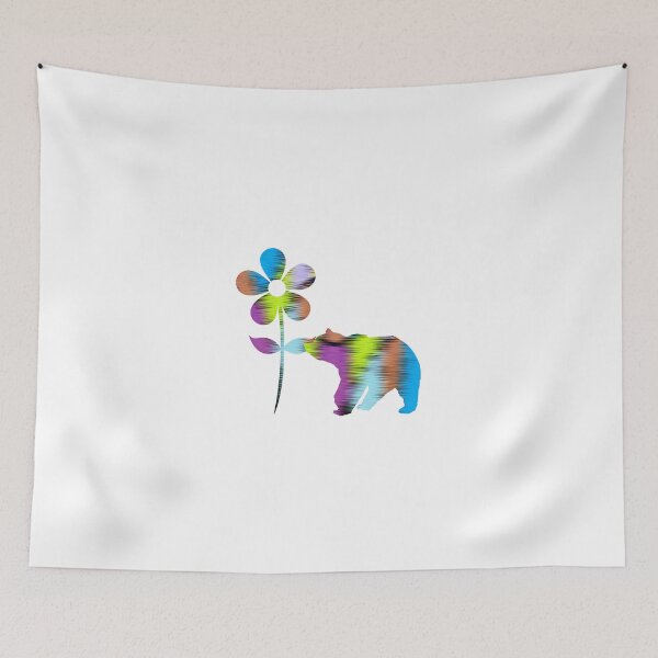 Item preview, Flower and bear designed and sold by platypusboi.