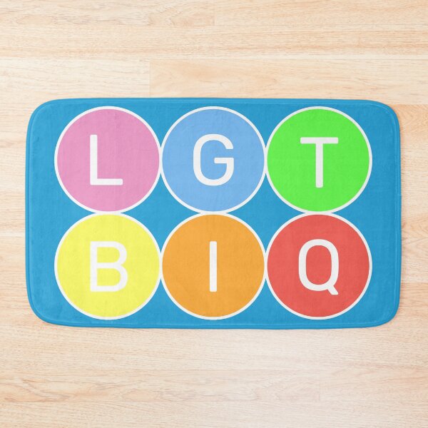 Item preview, LGTBIQ - Pastel colors rainbow - 3x2 Circles -Violet to red designed and sold by RainbowWordLand.