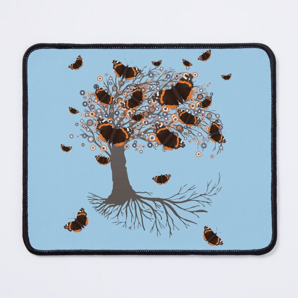 Item preview, Tree of life with atalanta butterflies designed and sold by Bwiselizzy.