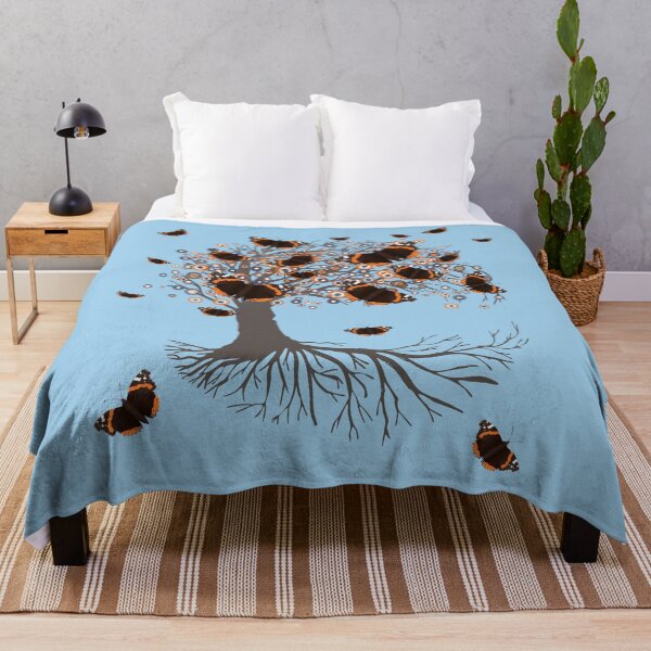 Item preview, Tree of life with atalanta butterflies designed and sold by Bwiselizzy.