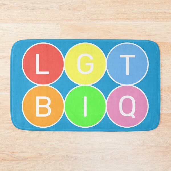 Item preview, LGTBIQ - Basic Pastel colors rainbow 3x2 Circles - Color variation 1 designed and sold by RainbowWordLand.