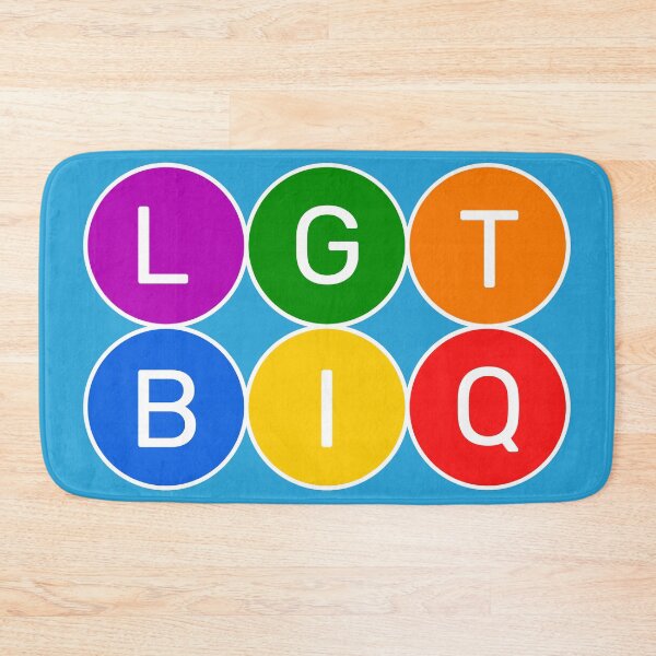 Item preview, LGTBIQ - Basic colors rainbow 3x2 Circles - Color variation 2 designed and sold by RainbowWordLand.