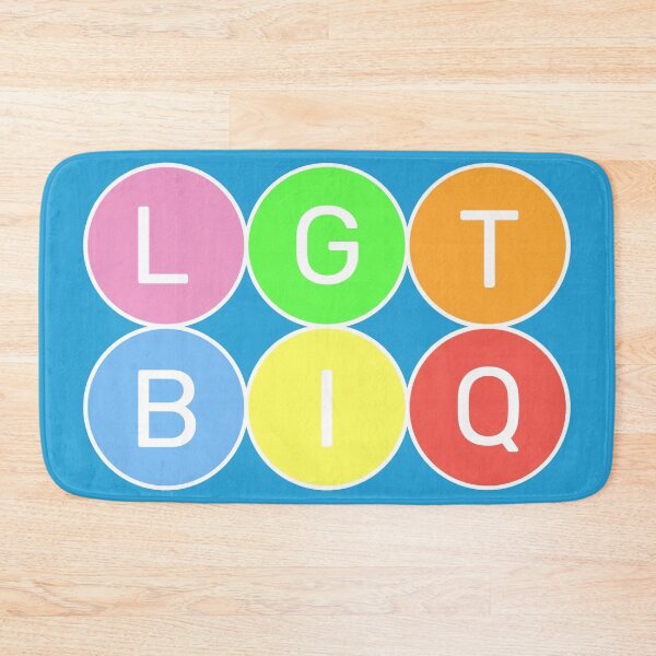 Item preview, LGTBIQ - Basic Pastel colors rainbow 3x2 Circles - Color variation 2 designed and sold by RainbowWordLand.