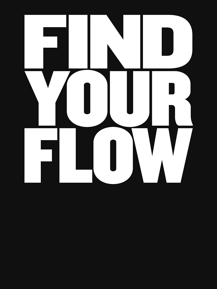 Find Your Flow Black Top