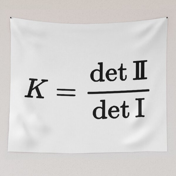Item preview, Gaussian curvature of a surface, differential geometry designed and sold by NoetherSym.