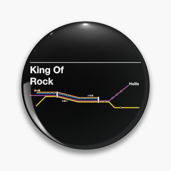 Item preview, King of Rock Subway Map designed and sold by Maxile14.