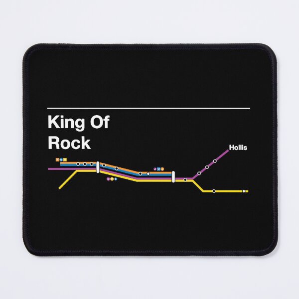 Item preview, King of Rock Subway Map designed and sold by Maxile14.