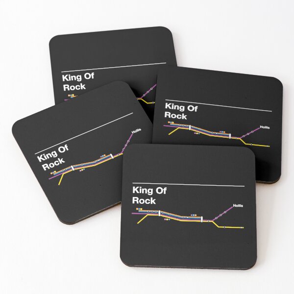 Item preview, King of Rock Subway Map designed and sold by Maxile14.