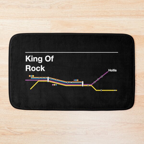 Item preview, King of Rock Subway Map designed and sold by Maxile14.