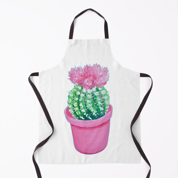 Item preview, Cactus Flower in pink pot designed and sold by MatsonArtDesign.