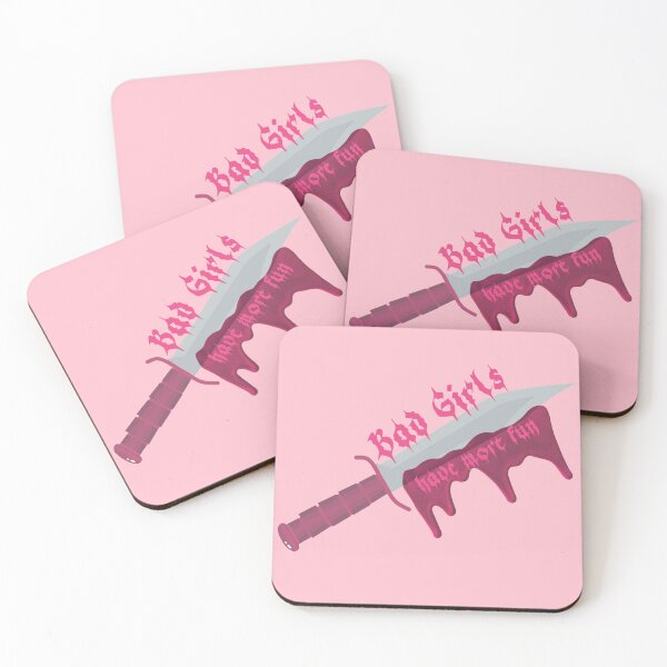 Item preview, BAD GIRLS HAVE MORE FUN Pink Blade designed and sold by everything4eva.