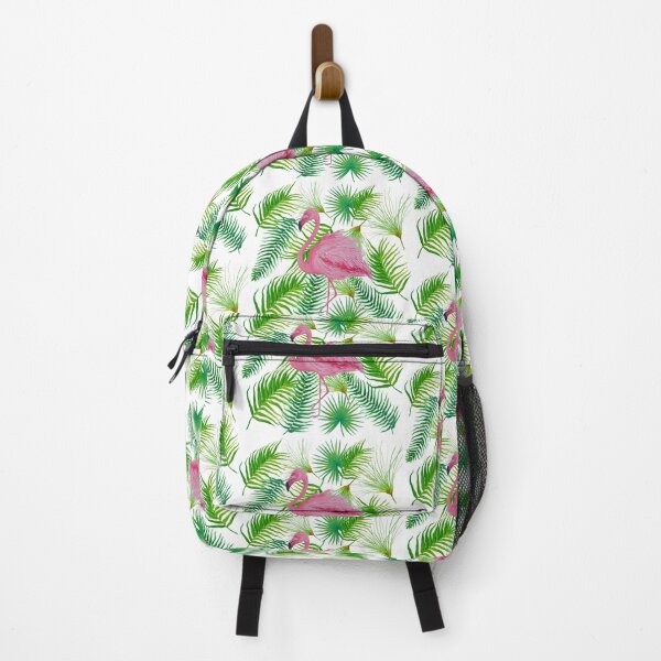Item preview, Tropical leaves and Pink Flamingo designed and sold by MatsonArtDesign.
