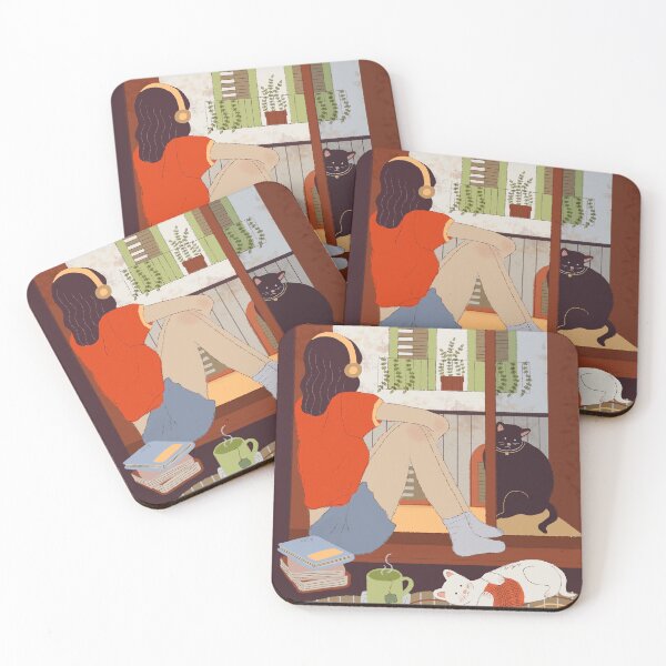 Item preview, Quiet Corners with Cats designed and sold by aaalou.