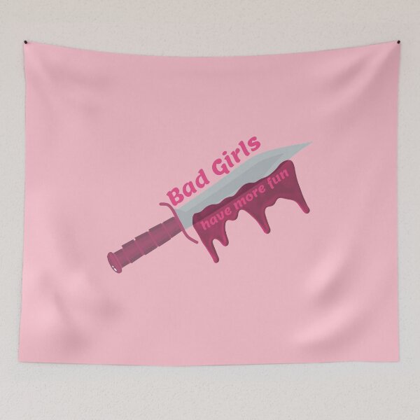 Item preview, BAD GIRLS HAVE MORE FUN Pink Blade designed and sold by everything4eva.