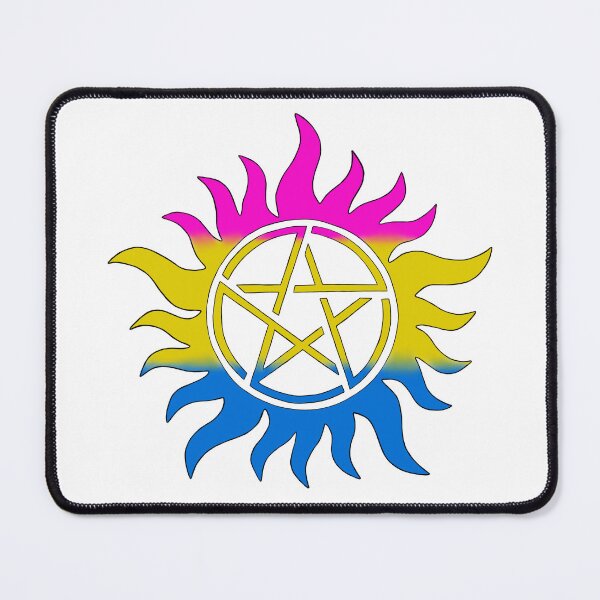 Item preview, Pansexual Anti Possession Symbol designed and sold by KayWinchester92.