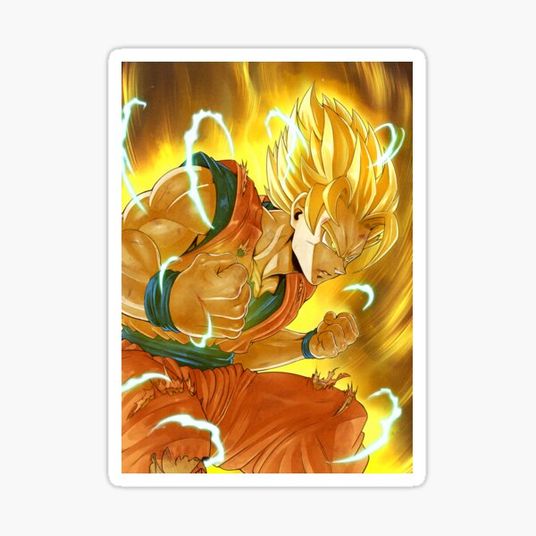 Goku SSJ2 Sticker - Crazymonk