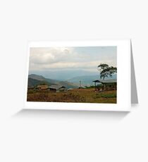 Tribal Village Greeting Card