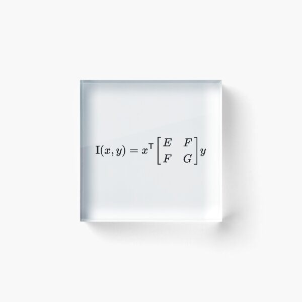 Item preview, first fundamental form in differential geormetry designed and sold by NoetherSym.