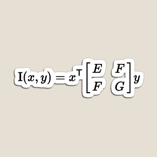 Item preview, first fundamental form in differential geormetry designed and sold by NoetherSym.