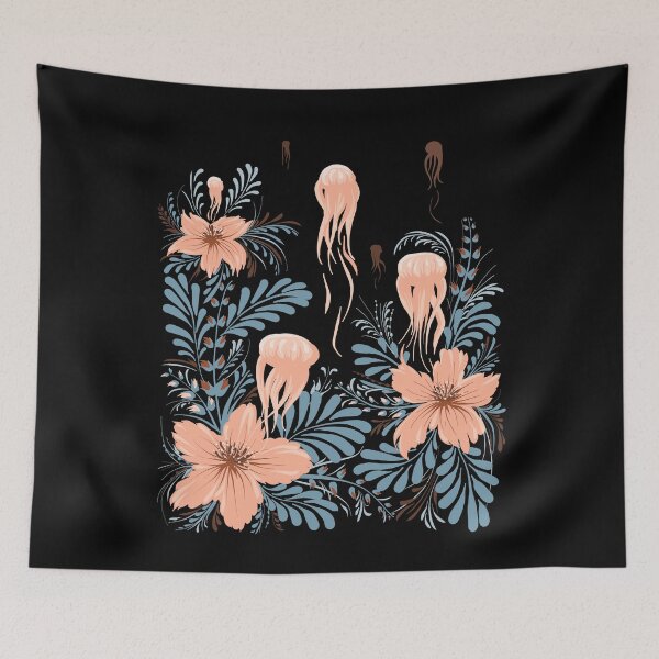 Item preview, Jellyfish Earth Day Cute Floral Vintage Ukrainian Vyshyvanka designed and sold by r-silver.