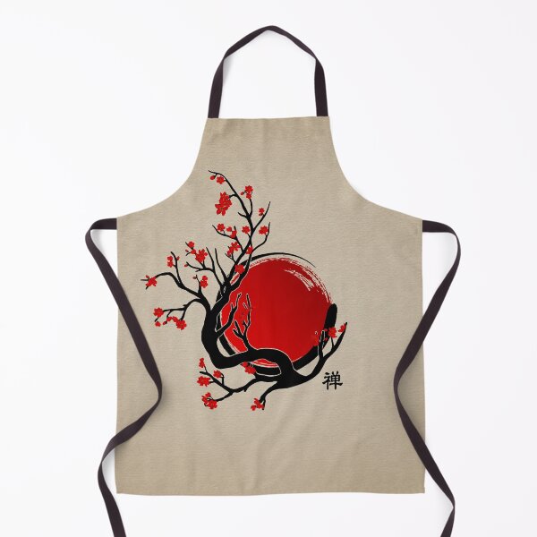 Item preview, Zen Enso Circle, Sun and Red Sakura Blossom designed and sold by k9printart.