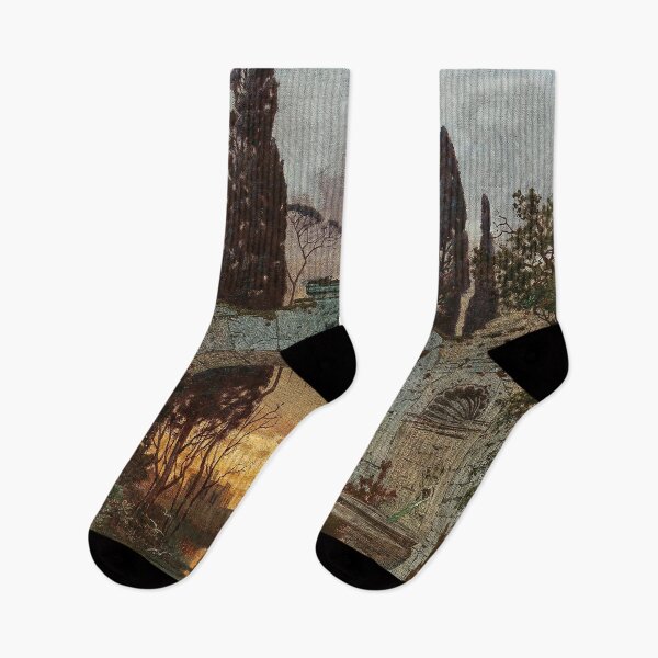 Item preview,  Ferdinand Knab woman walking under an Ancient Roman arch Ruin designed and sold by Vintage Designs +.
