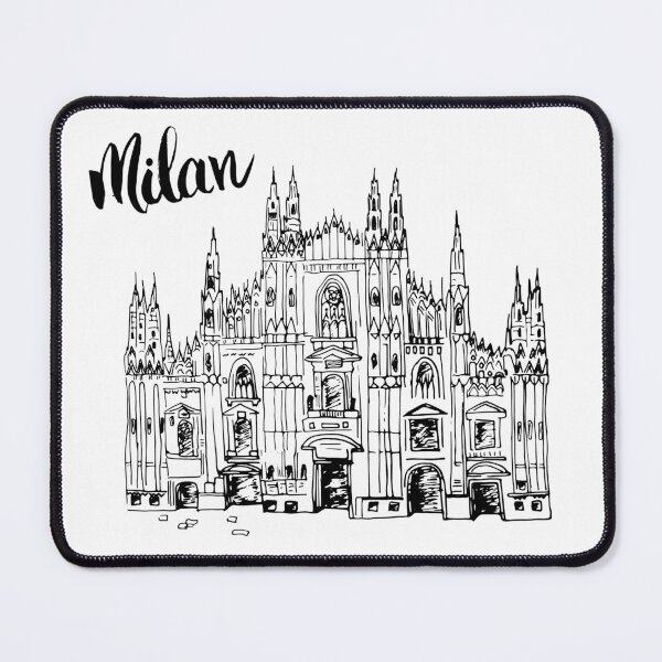 Item preview, Duomo cathedral in Milan, Italy. Hand drawn sketch designed and sold by deepakrode7.
