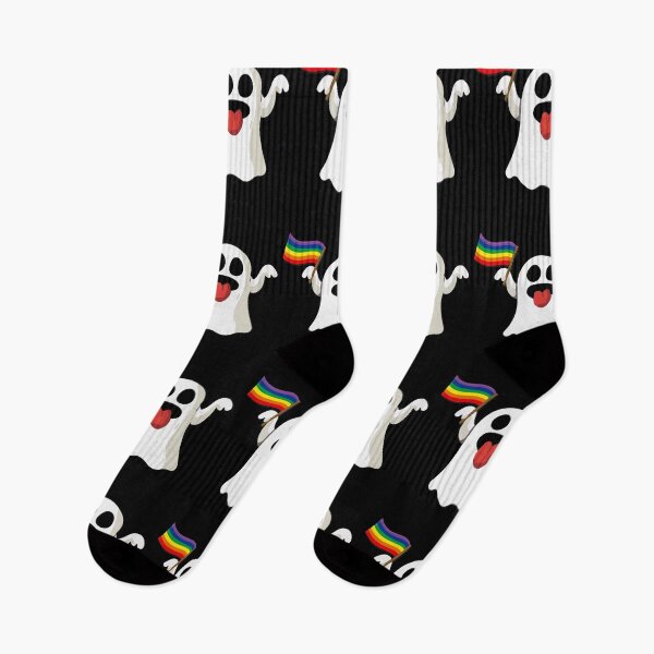 Item preview, Halloween lgbt pride spooky ghost designed and sold by Teobaldo.