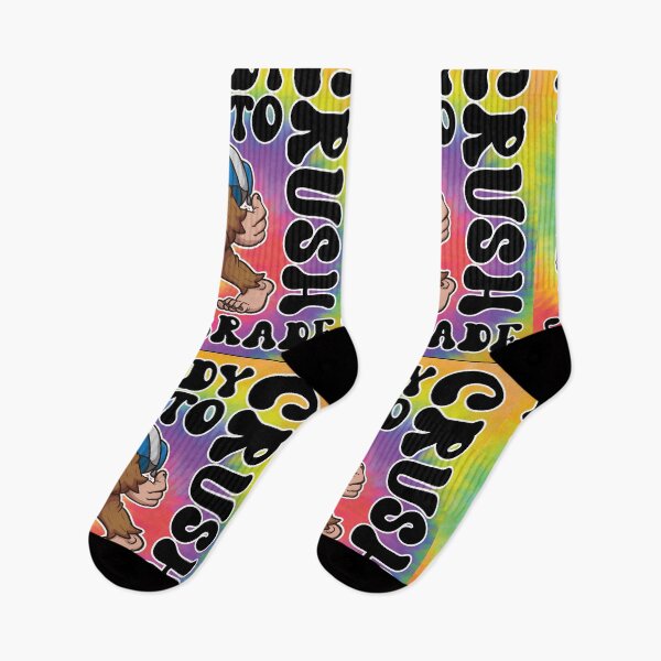 Artikelvorschau, Bereit, die 5. Klasse zu zerquetschen Cool Bigfoot Zurück zur Schule Tie Dye entworfen und verkauft von GravitiTees.