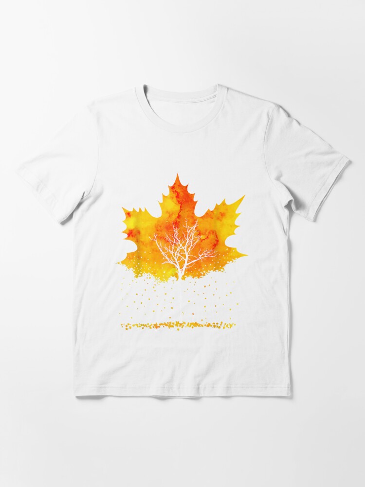 Buy Gold Maple Leaf T-shirt Fall Leaves Acer Tree Orange Autumn Online in  India 