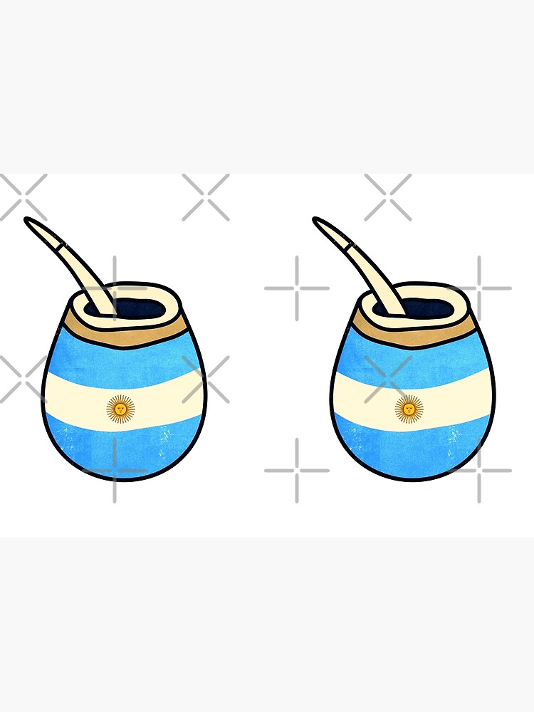 Yerba Mate Argentina flag Sticker for Sale by MrFunkhouser