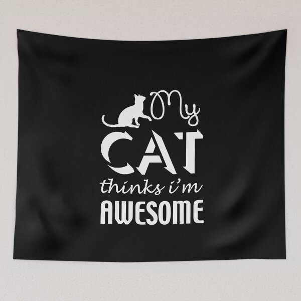 Item preview, My Cat Thinks Im Awesome - Funny Cat Mom Life  designed and sold by anes18.