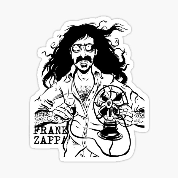 Frank Zappa Adhesive Vinyl Decal Sticker Car Truck Window Bumper Laptop JDM 12" 