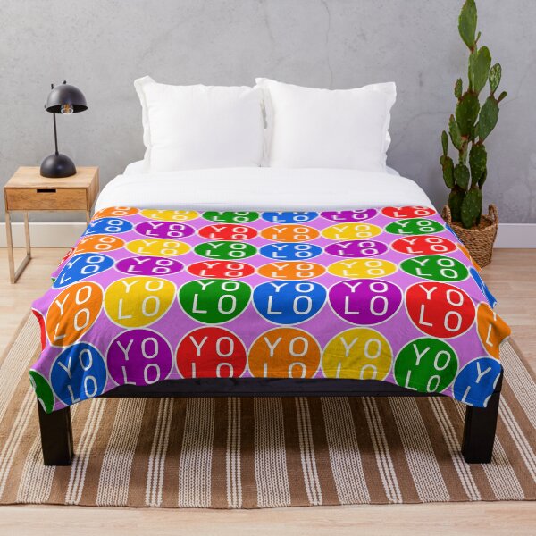 Item preview, You Only Live Once - Basic colors rainbow 3x2 Circles designed and sold by RainbowWordLand.