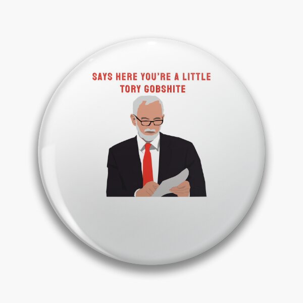 Artikelvorschau, Jeremy Corbyn Tory Gobshite entworfen und verkauft von ArtfulRetro.