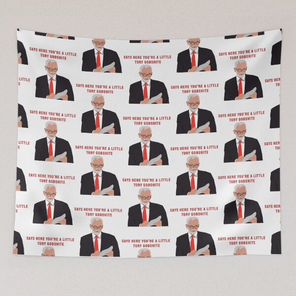 Item preview, Jeremy Corbyn Tory Gobshite   designed and sold by ArtfulRetro.