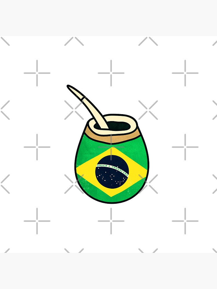 Yerba Mate Brazil flag | Pin