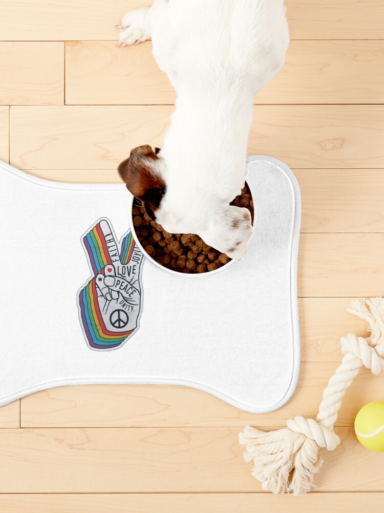 Alternate view of Peace Out Dude Pet Mat