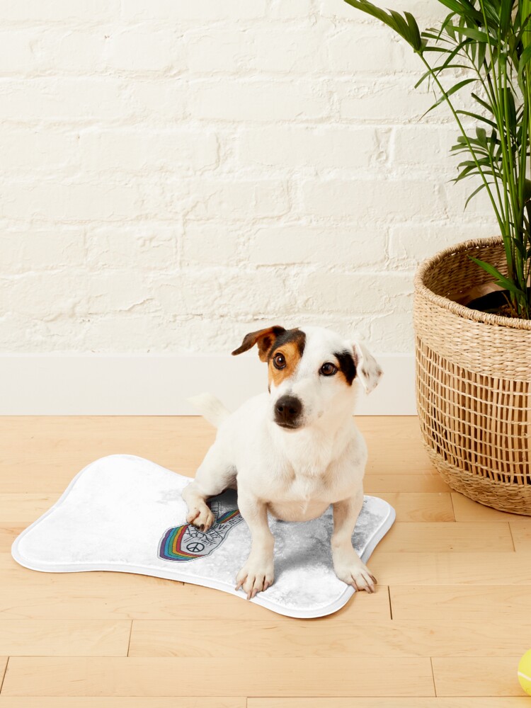 Alternate view of Peace Out Dude Pet Mat