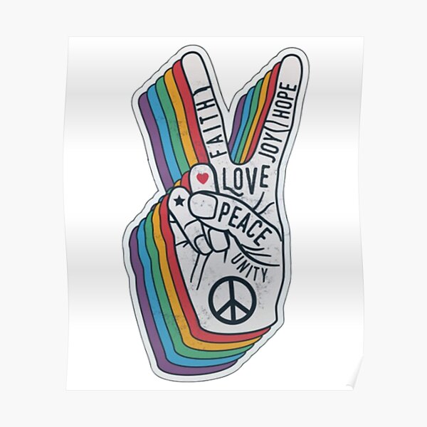 Peace Out Dude Poster