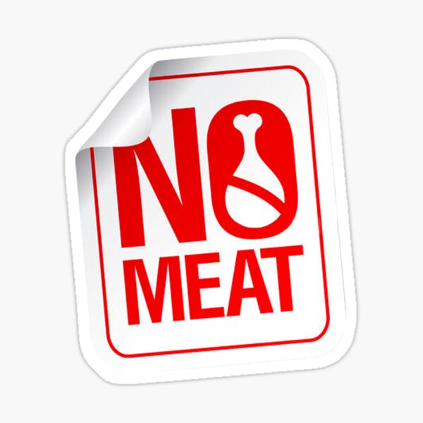 Interesting - Non meat  Sticker