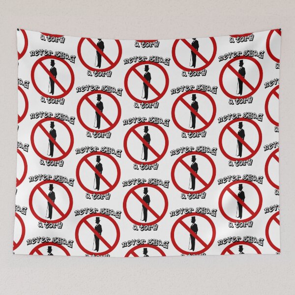 Item preview, Never Shg a Tory - left-wing humour lefty liberal     designed and sold by ArtfulRetro.
