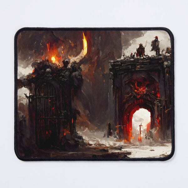 Item preview, Gates of Hell | AI generated art designed and sold by MichelangeloAI.