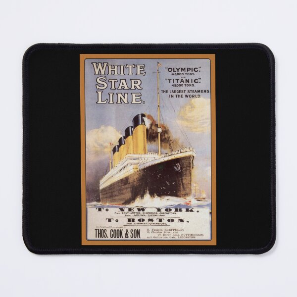 Item preview, White Star Line - Titanic poster designed and sold by moviemaniacs.