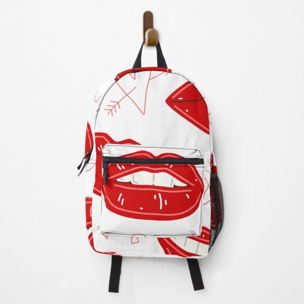 Item preview, Pattern With Female Lips Biting Lips With Red Lipstick Makeup designed and sold by NOorYES.
