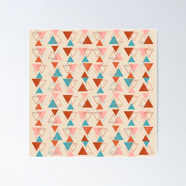Item preview, Multicoloured Triangle Geometric pattern designed and sold by NellyDS17.