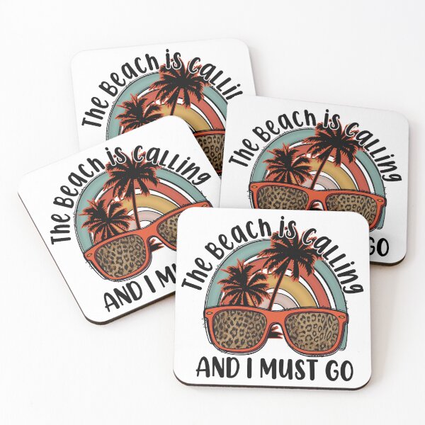 Item preview, The Beach is calling and I Must Go designed and sold by Unaiza Khalid.