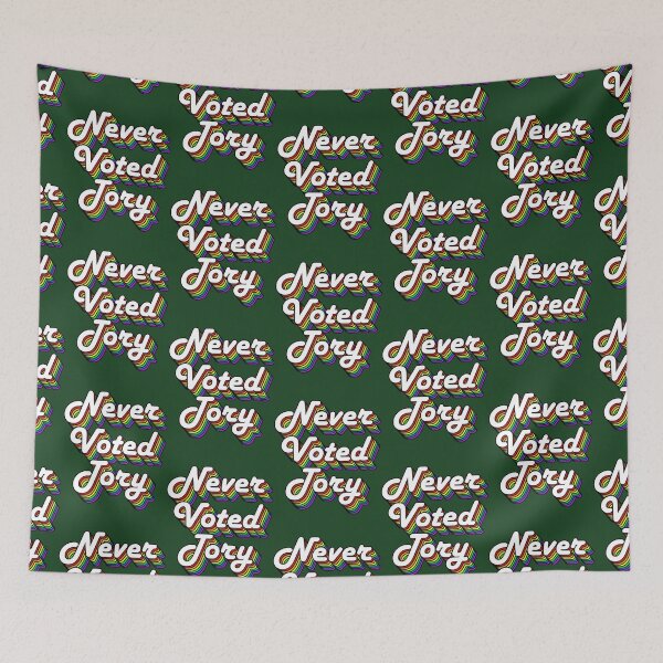 Item preview, Never Voted Tory    designed and sold by ArtfulRetro.