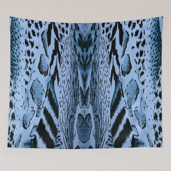 Item preview, Blue animal skin designed and sold by aminz4.